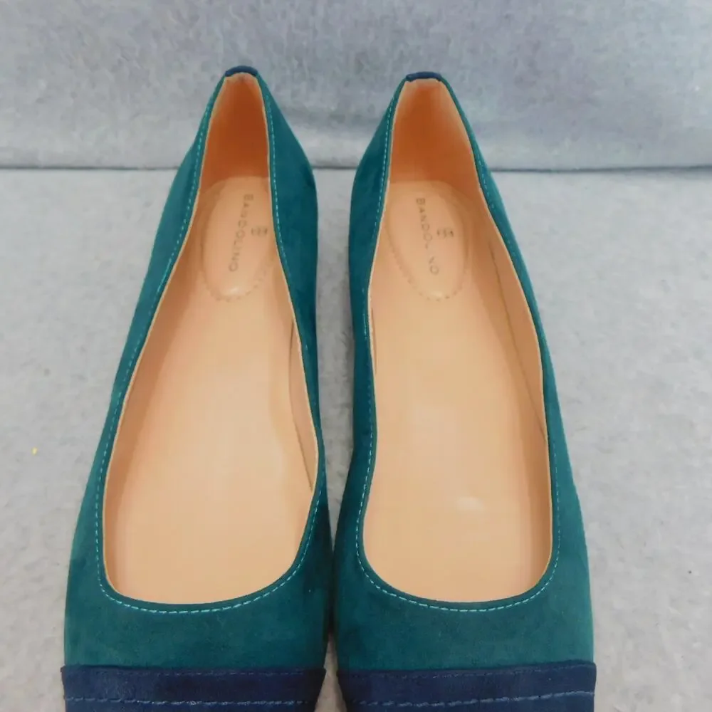 Bandolino Taprinz Ballet Flat Shoes Women Flats Size 8 Green/ Blue New - Picture 8 of 10